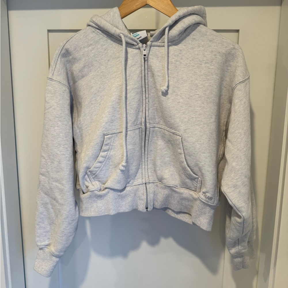 TNA Kids Light Gray Zip-Up Hoodie